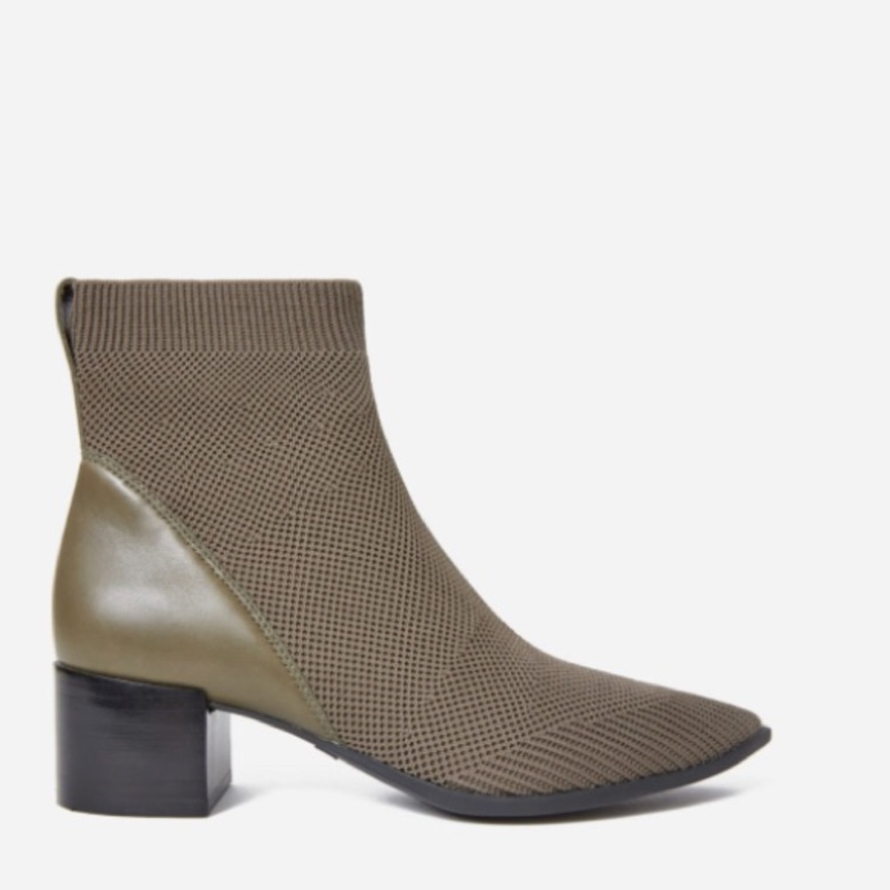 Everlane Boss Boot reknit, green, nwot